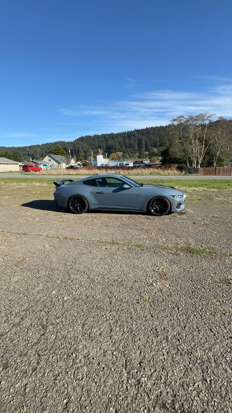 Customer photo review of PRE-ORDER 2024 + Ford Mustang Dark Horse Rear Spoiler Gloss Black ABS