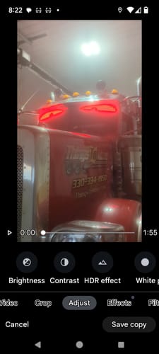 Customer photo review of LED Windshield Eyes For Car And Truck