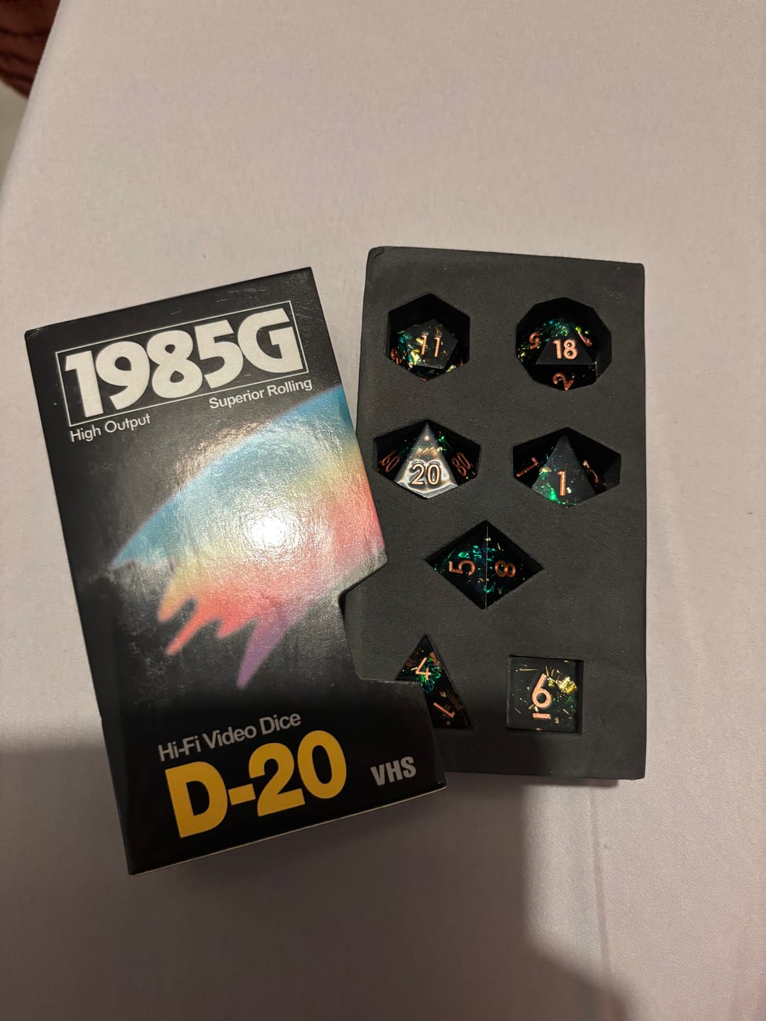 Customer photo review of VHS Dice: Starstorm