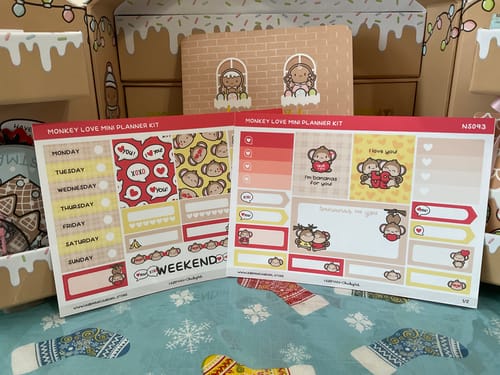 Customer photo review of Mystery Mini Planner Kit (2 Sheets)