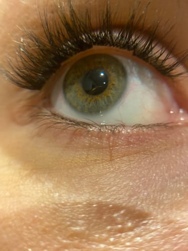 Customer photo review of Soft Definition Pre-Glued Lashes
