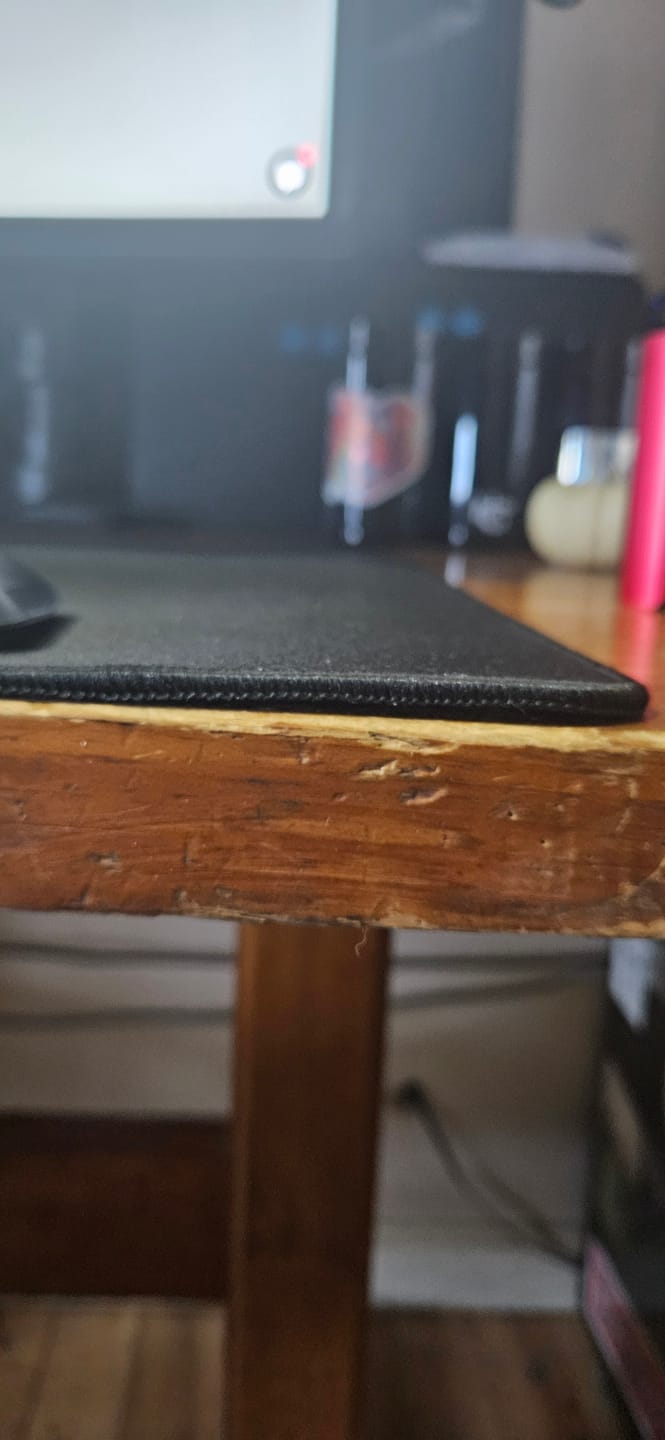 Customer photo review of Dissipate - Large Cloth Desk Pad