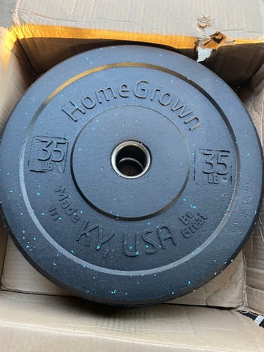 Customer photo review of URA-MAX COLORED Bumper Plate Sets