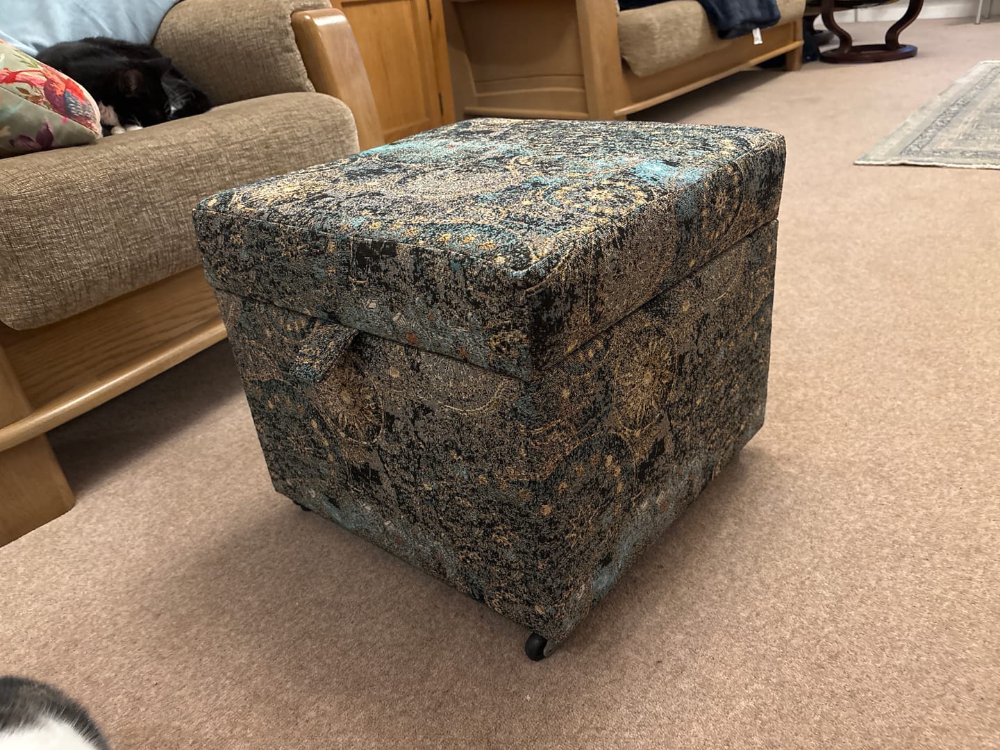Customer photo review of Wheels of Fortune Tapestry Fabric