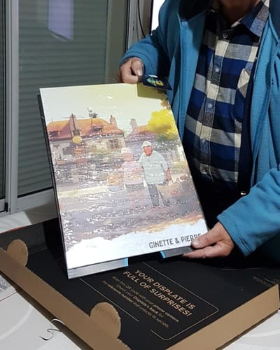 Customer photo review of Portrait manga personnalisé | Miyazaki - Studio Ghibli