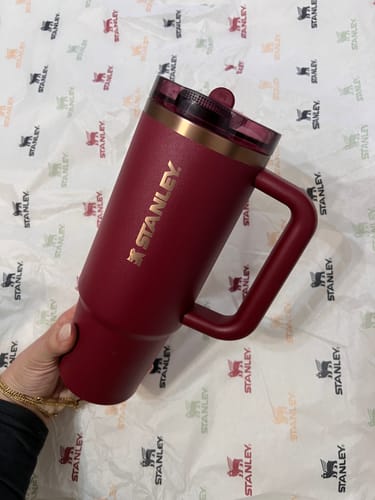 Customer photo review of The Quencher ProTour Flip Straw Tumbler | 30 OZ | 0.88L (Gilded Pomegranate)