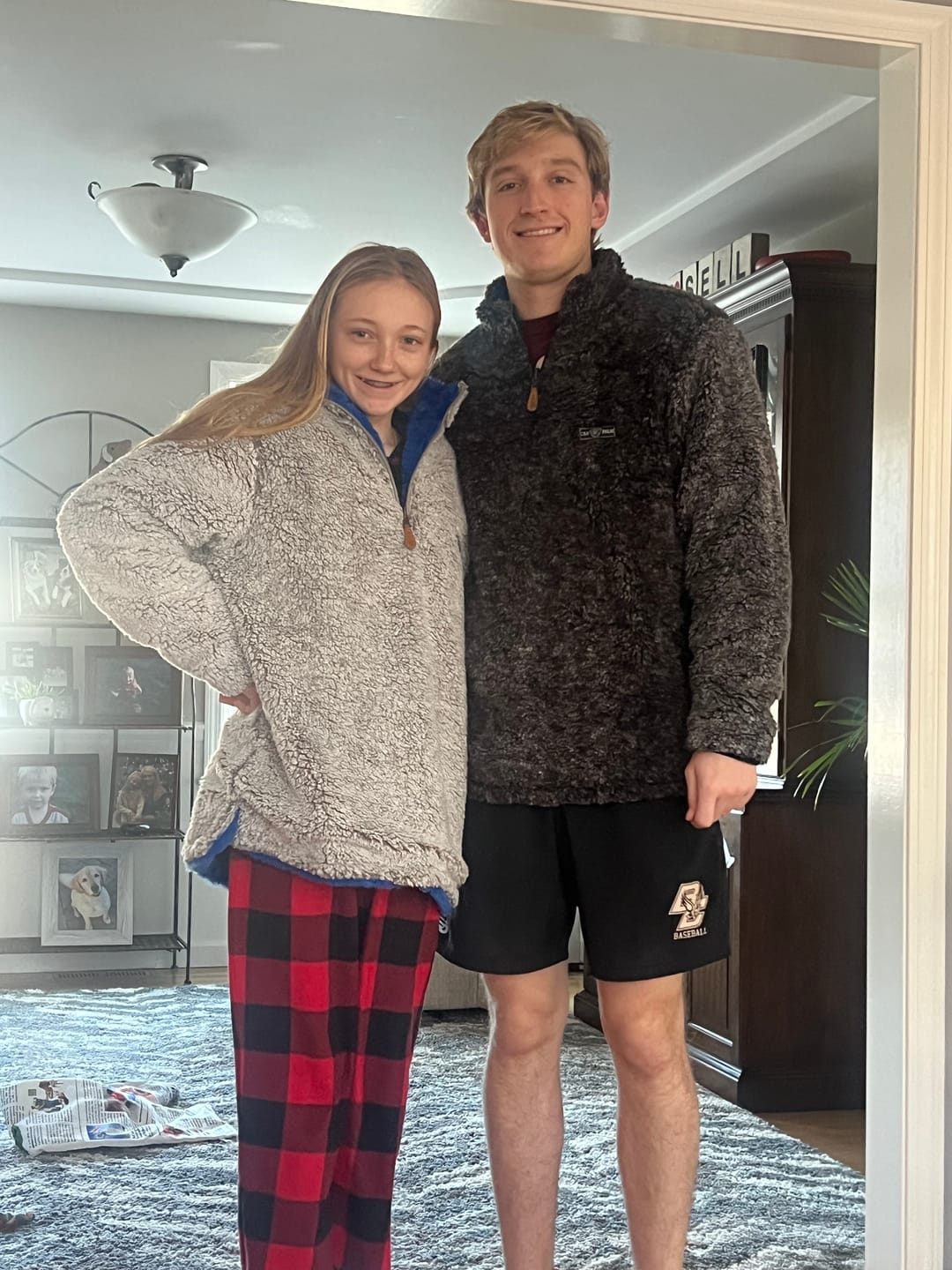 Customer photo review of Reversible Double Sherpa 1/4 Zip