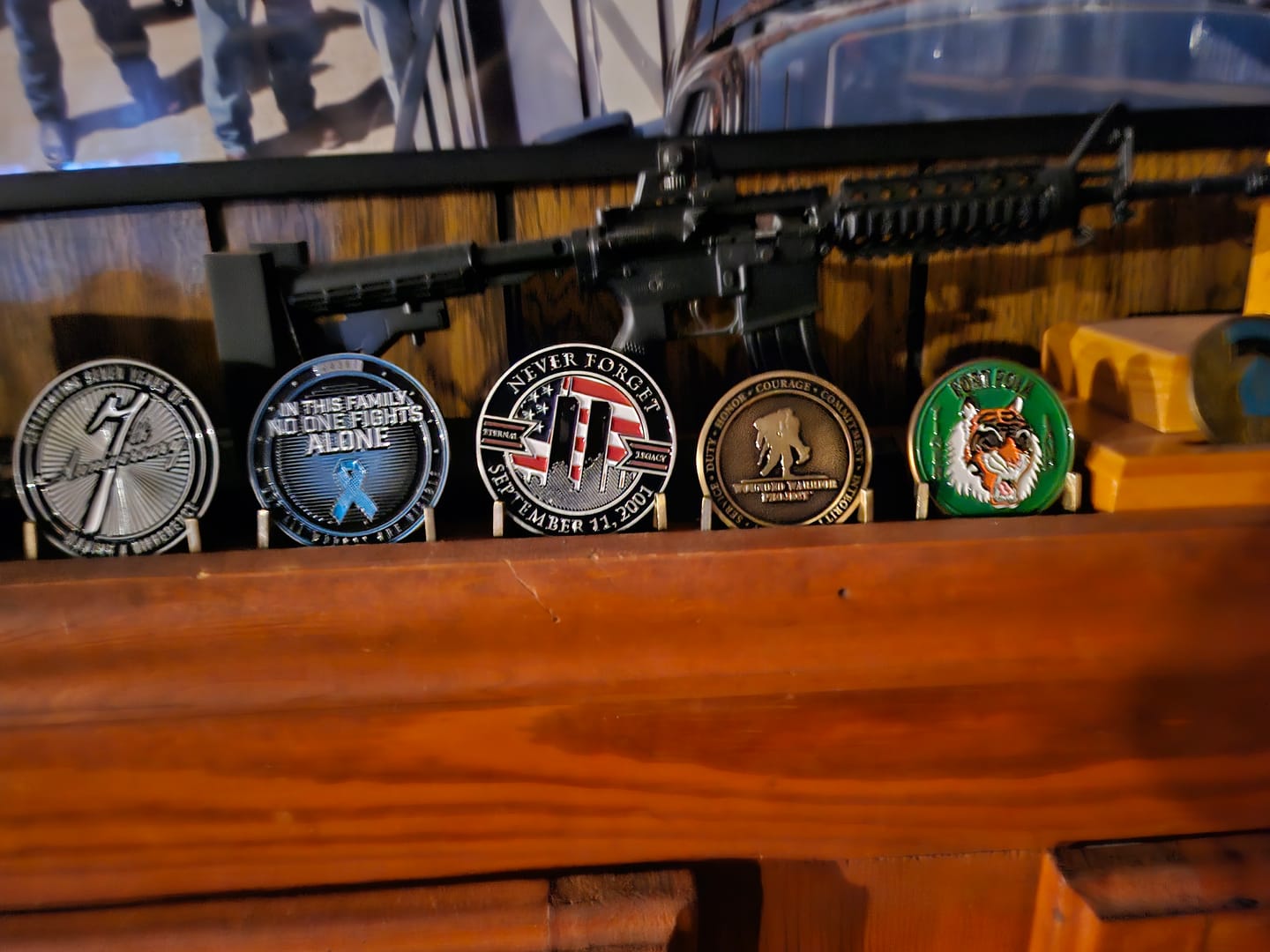 Customer photo review of Fallen Yet Not Forgotten Coin Stand