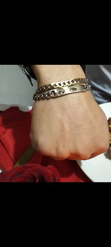 Customer photo review of Pulsera Eslabones Personalizada