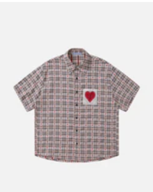 Customer photo review of Aelfric Eden Crochet Heart Pocket Plaid Shirt