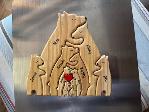 Customer photo review of Personalized Bear Familiy