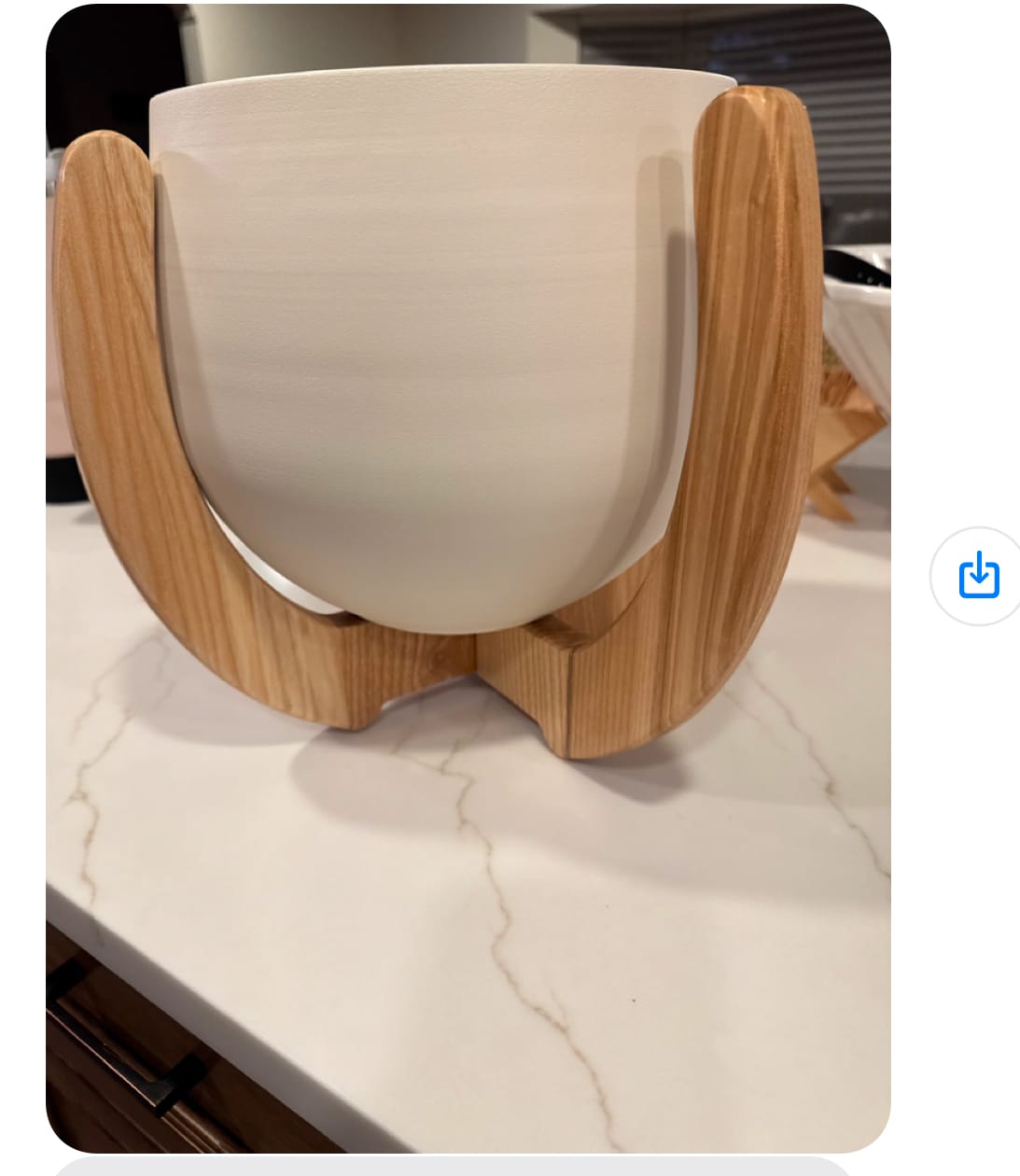 Customer photo review of Nested Plant Stand + Pot