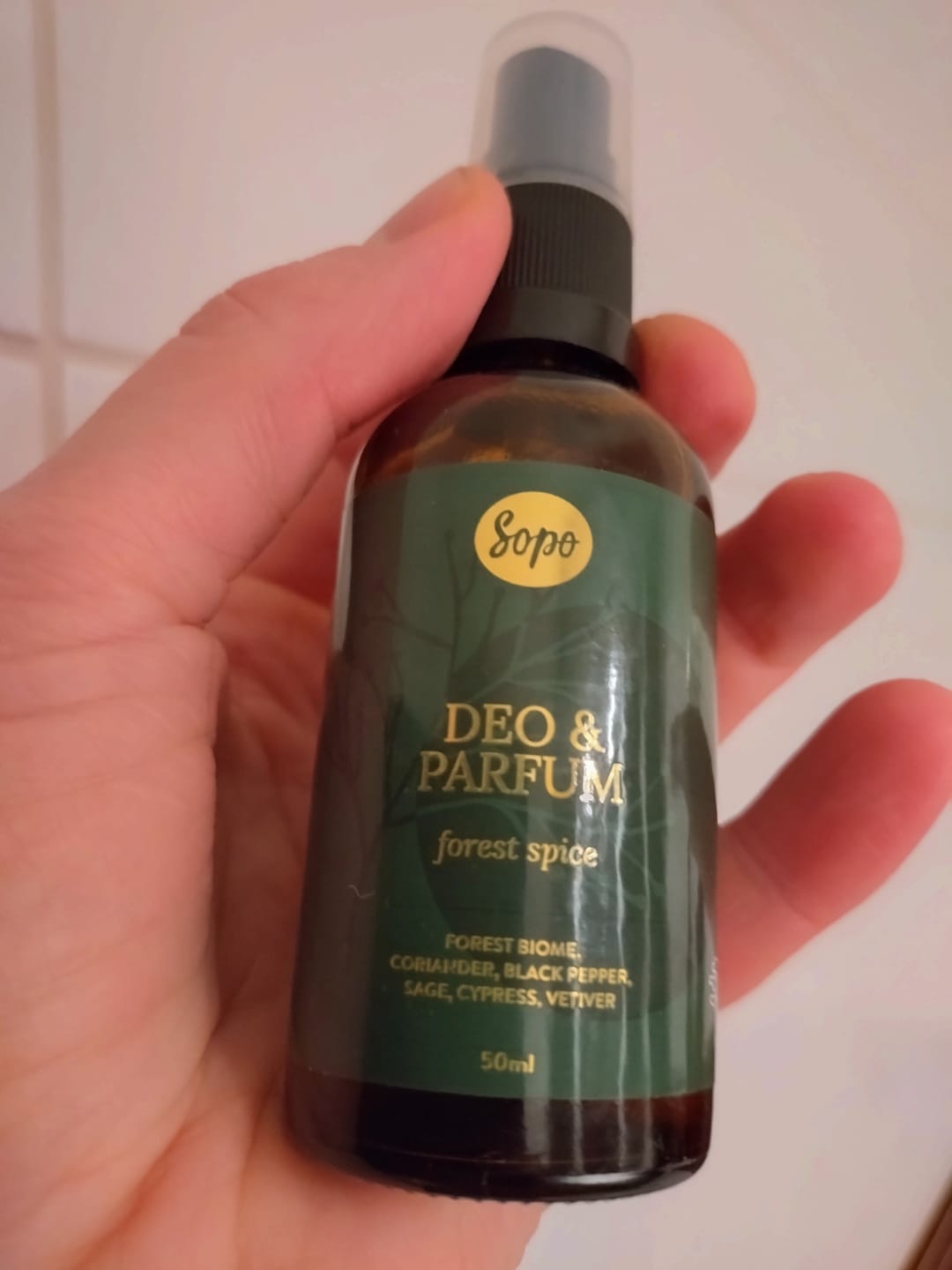Customer photo review of Deo & Parfum - Forest Spice