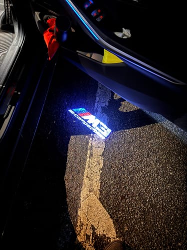 Customer photo review of BMW G SERIES DOOR LIGHTS