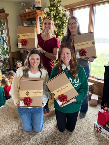 Customer photo review of Betsey's Cozy Box: Winter Edition