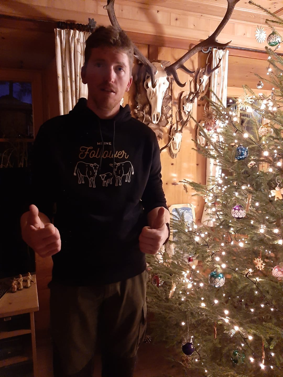 Customer photo review of Meine Follower (Kuh) - Unisex Hoodie Premium