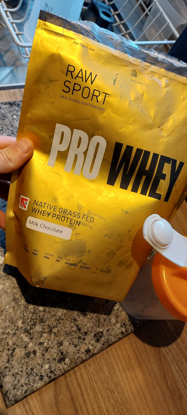 Customer photo review of Grass Fed Whey Protein Powder Pro