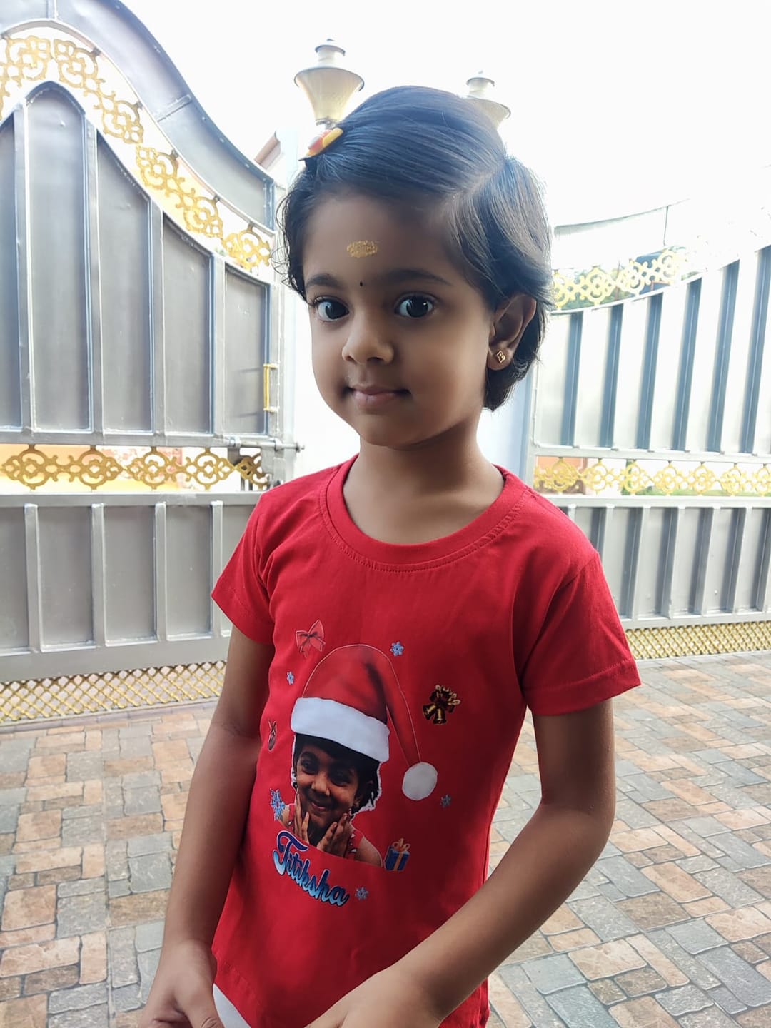 Customer photo review of Custom T Shirt Boy Round Neck