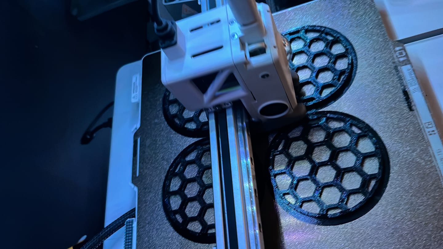 Customer photo review of Black PETG Filament 1.75mm 1kg