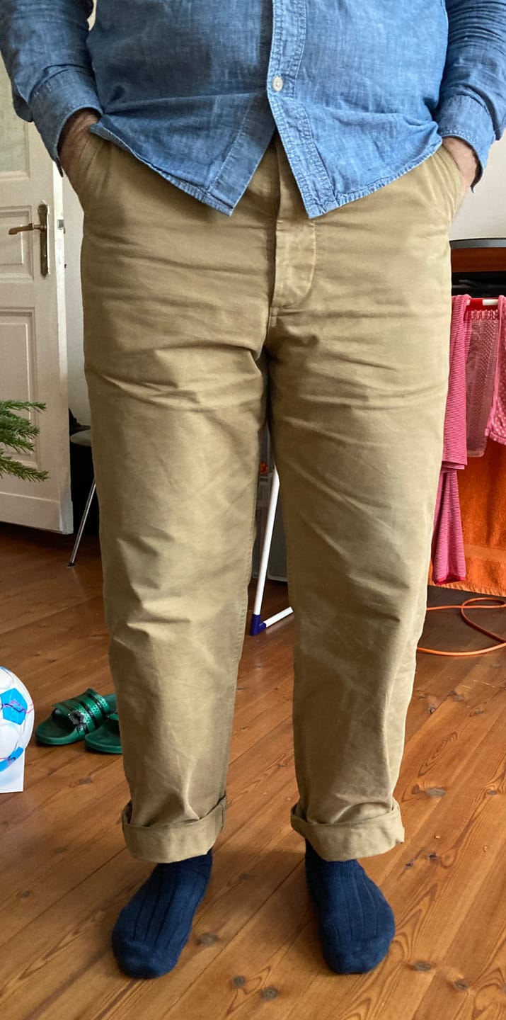 Customer photo review of 1944 USMC Officer Trousers - Khaki