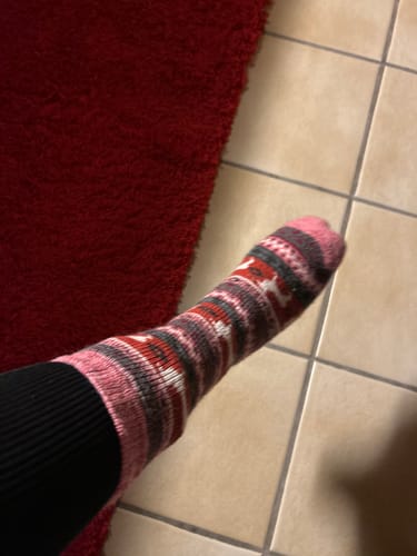 Customer photo review of Alpaka-& Merino Peru-Socken