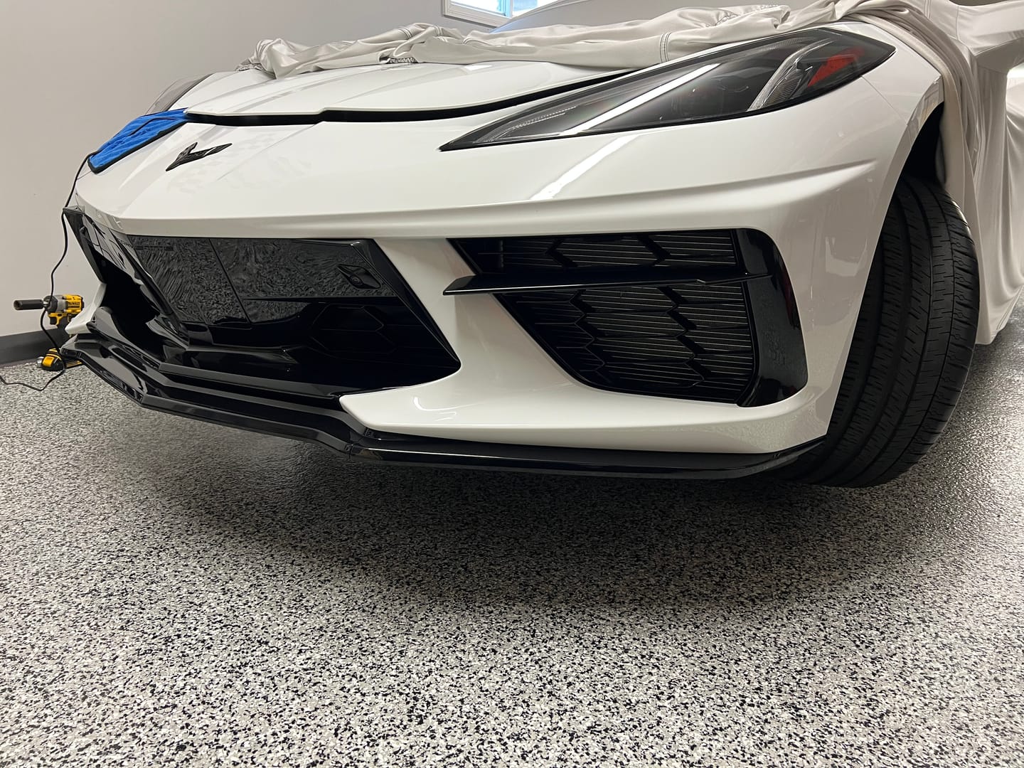 Customer photo review of Chevrolet Corvette C8 Z51 Package Front Splitter