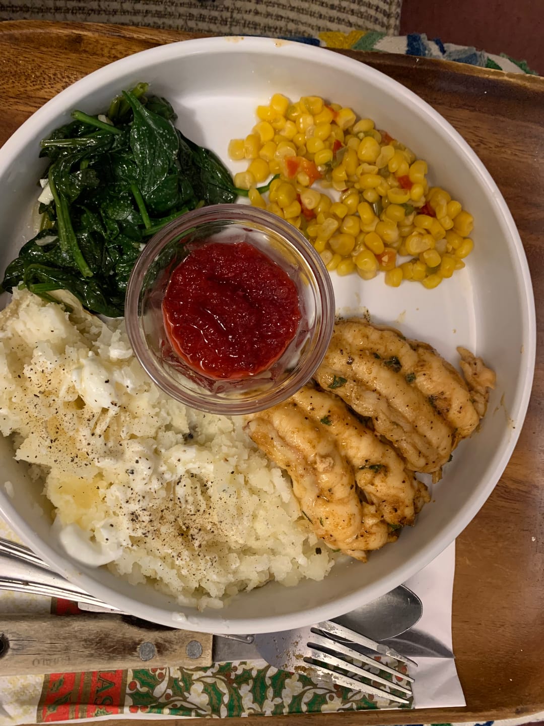 Customer photo review of Wild, Cold Water Atlantic Lobster Tails (2 tails)