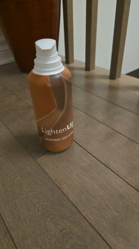 Customer photo review of LightenUp PLUS Lightening Body Lotion 400 ML