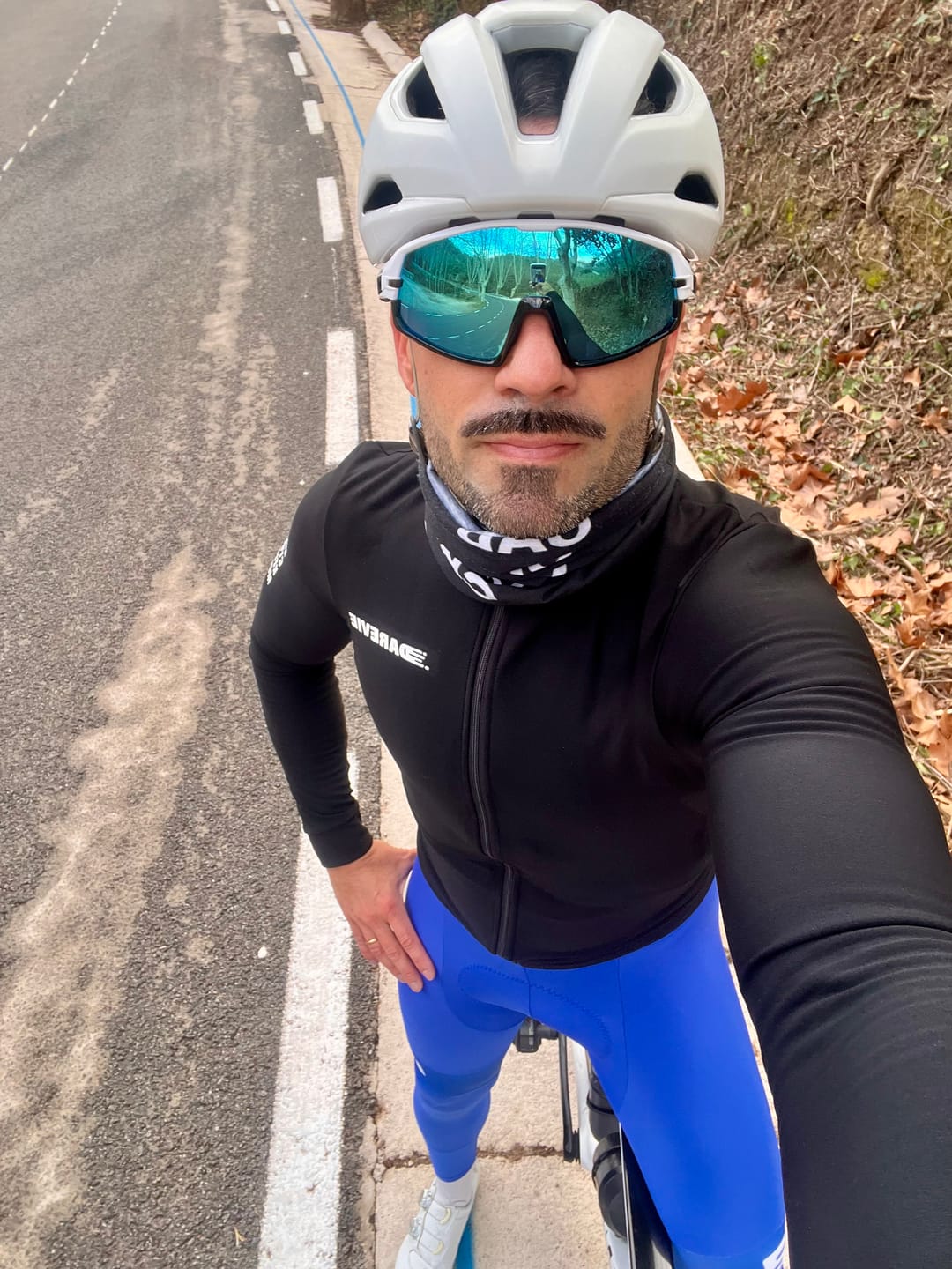 Customer photo review of TR90 CYCLING GLASSES - WHITE