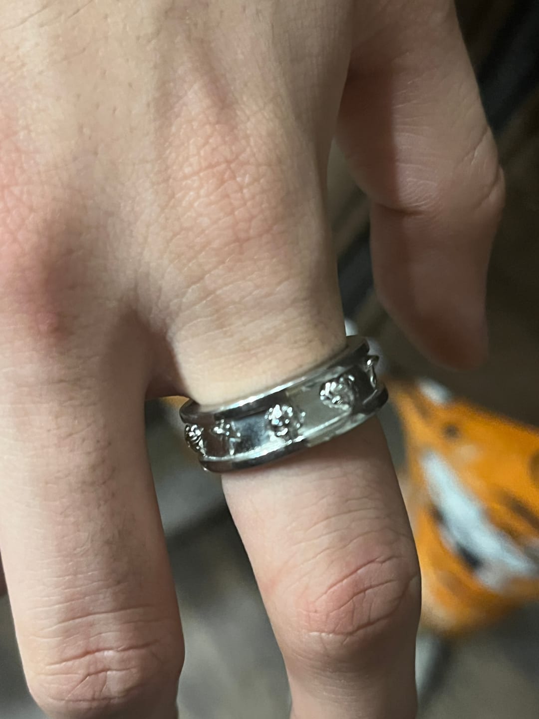 Customer photo review of PSYCHEDELIC LOVE RING