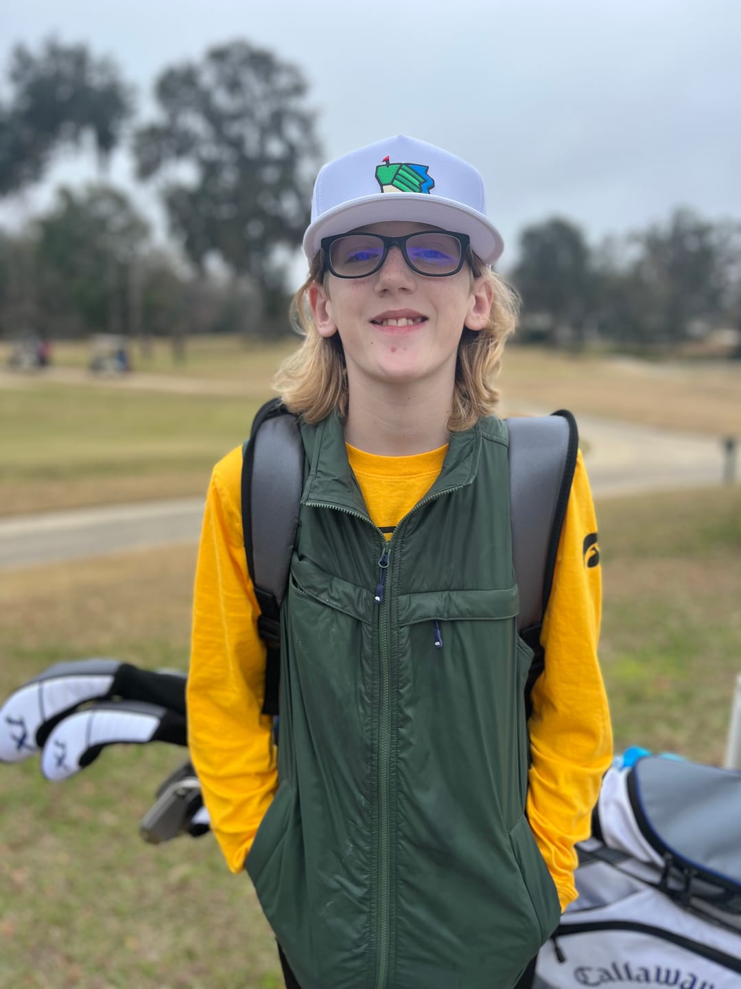 Customer photo review of Iowa Golf Hat