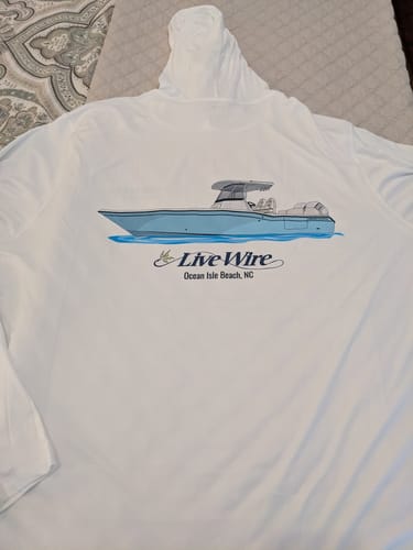 Customer photo review of Custom Digital Boat Artwork