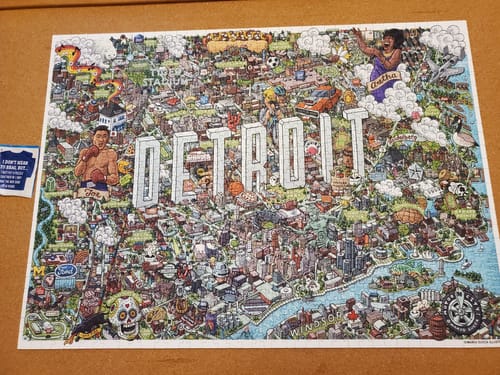 Customer photo review of Detroit | 1000 Piece Puzzle