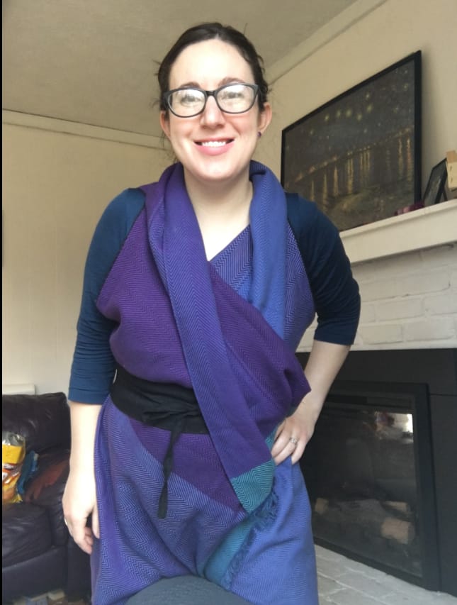 Customer photo review of NEW! Wool Obi Wrap Belt