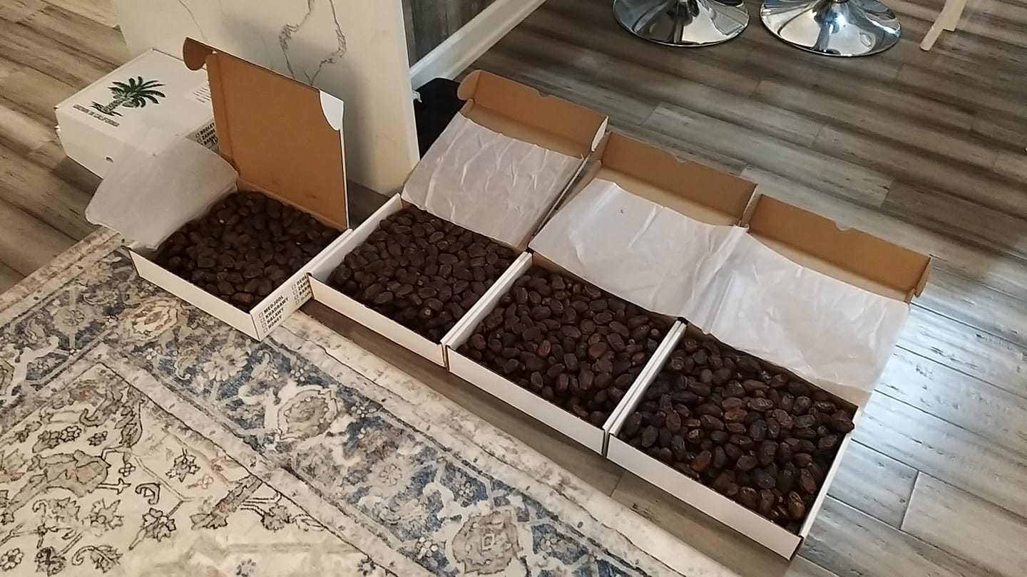 Customer photo review of Organic Barhi Dates Box