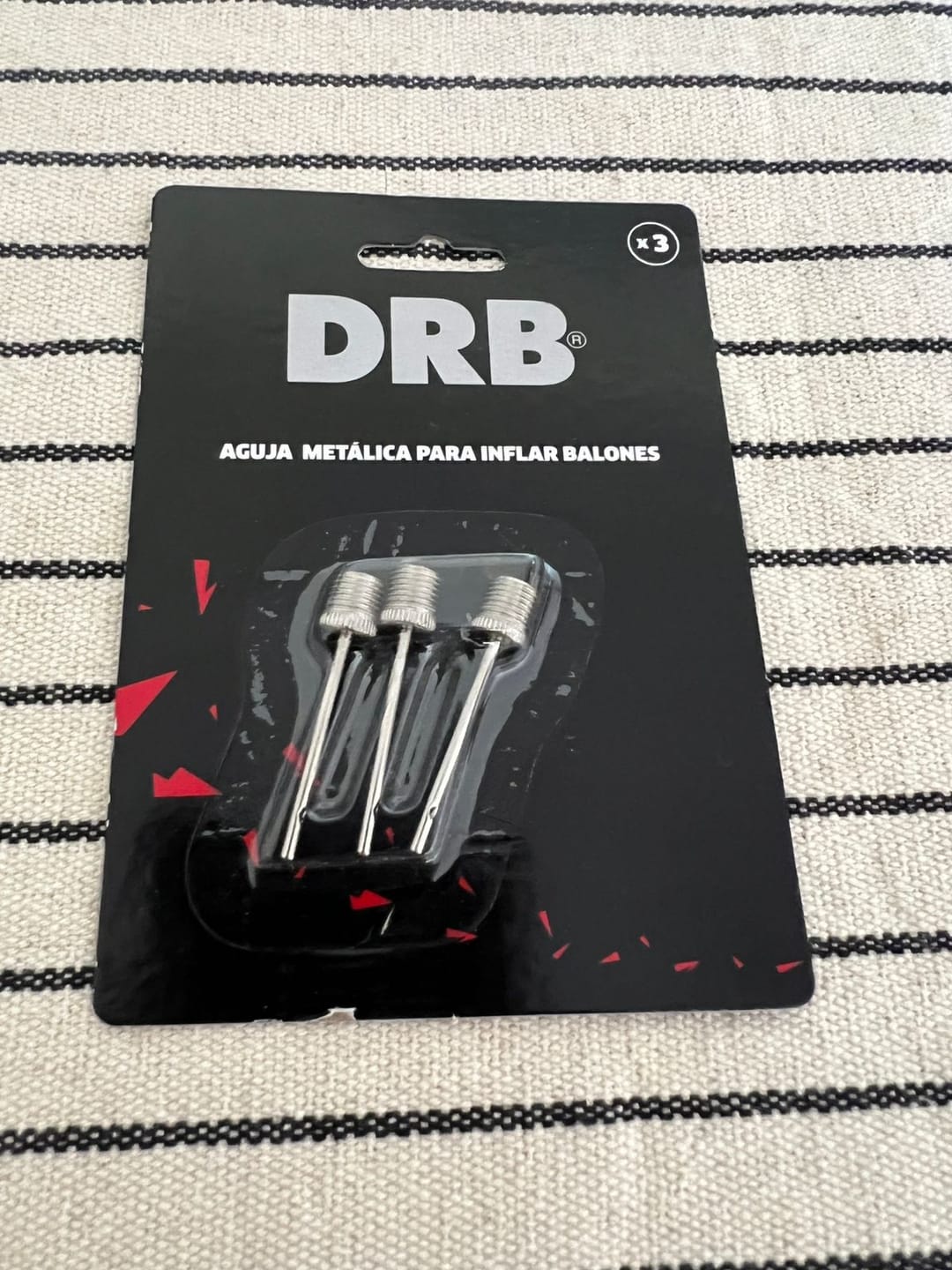 Customer photo review of Agujas para inflar DRB