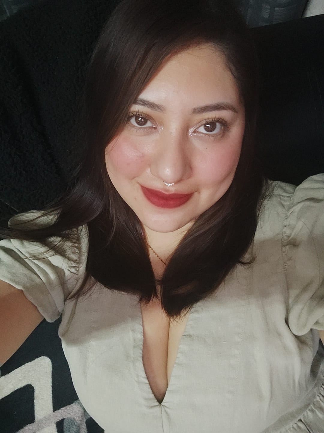 Customer photo review of Piercing Daith Queen Titanio