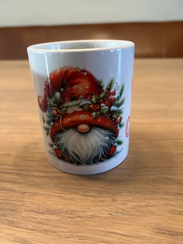 Customer photo review of 330ml (11oz) Mok klasse A+ Wit Glans voor sublimatie