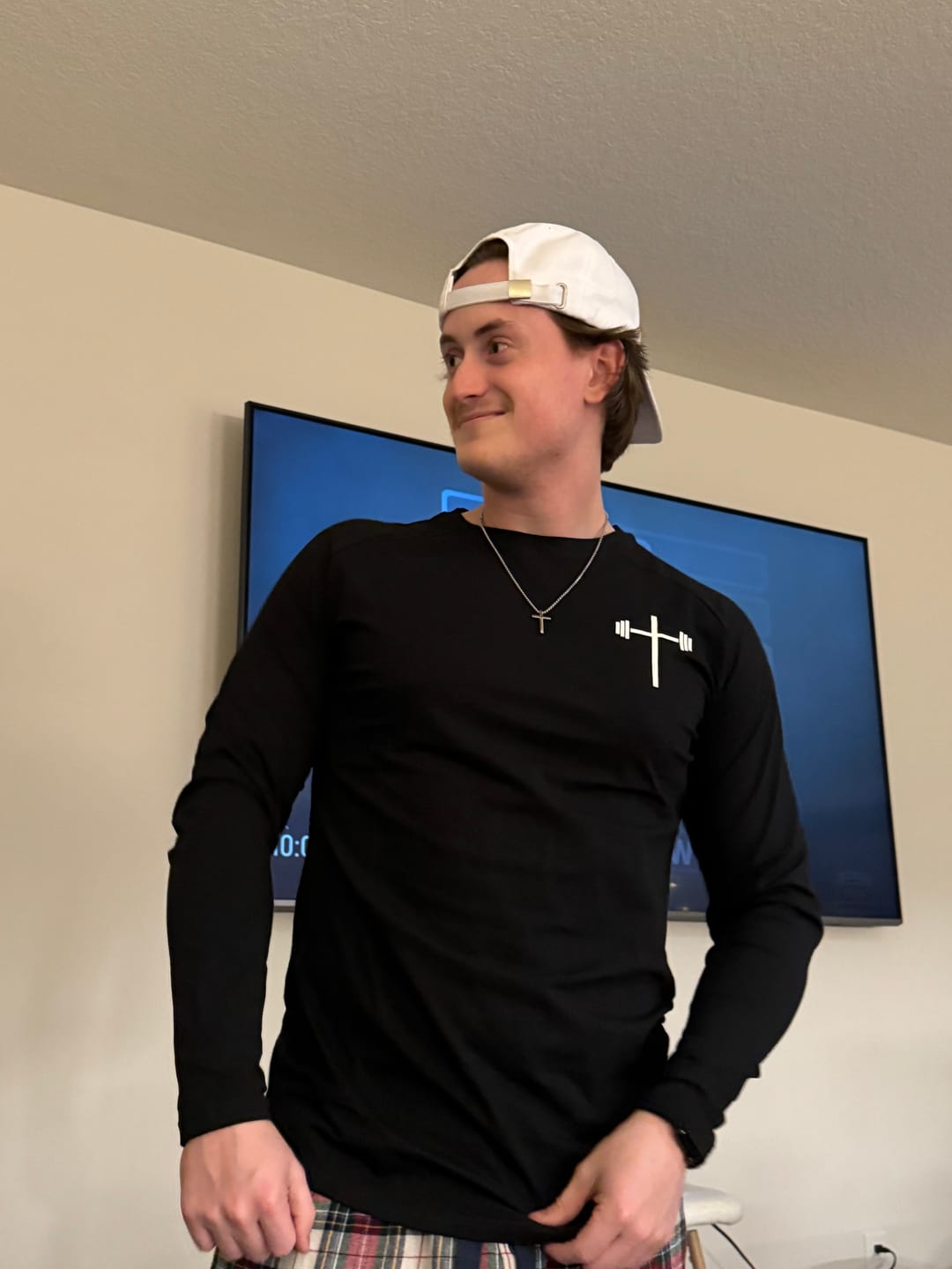 Customer photo review of Long Sleeve Performance Tee