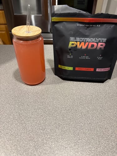 Customer photo review of ELECTROLYTE PWDR