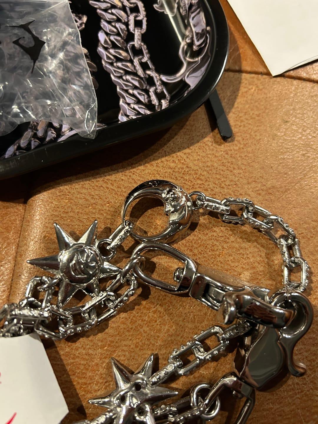 Customer photo review of ASTROLOGY WALLET CHAIN
