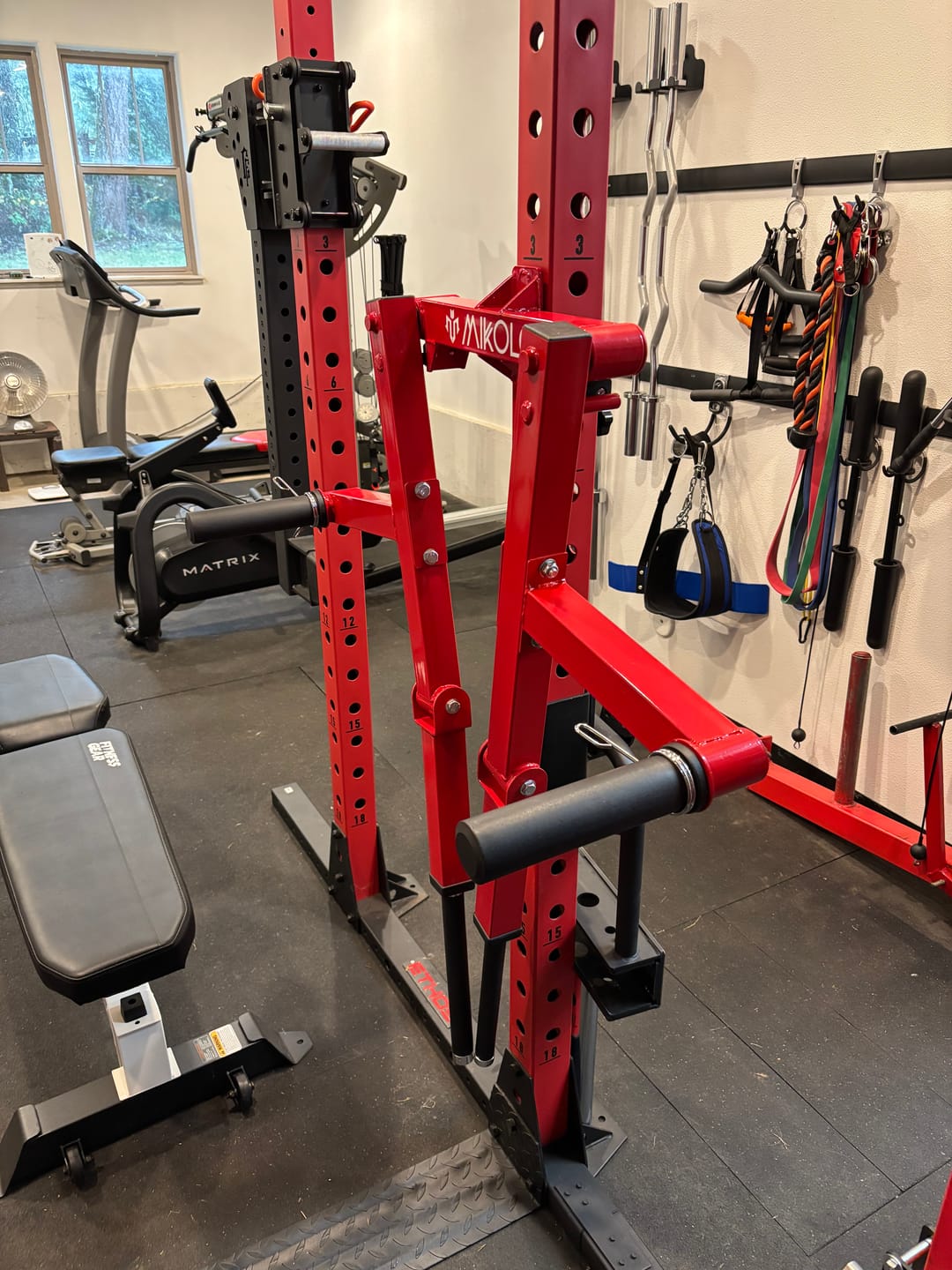 Customer photo review of Rack Mounted Lateral Raise