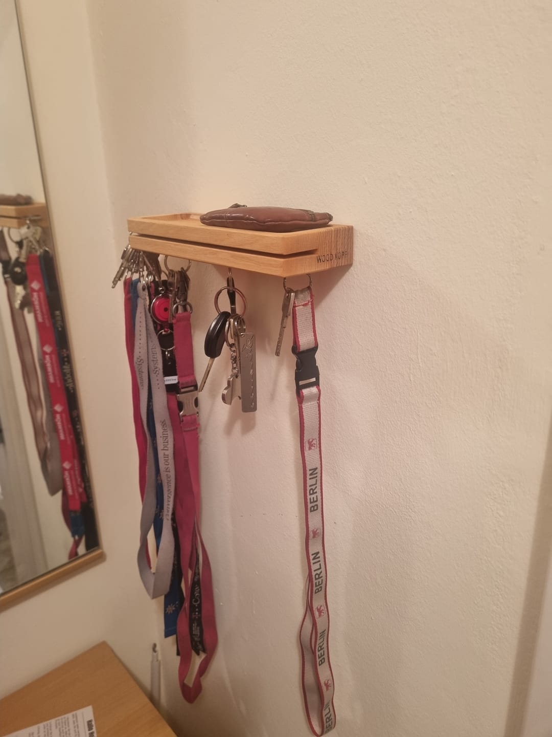 Customer photo review of Schlüsselbrett TALEA aus Holz
