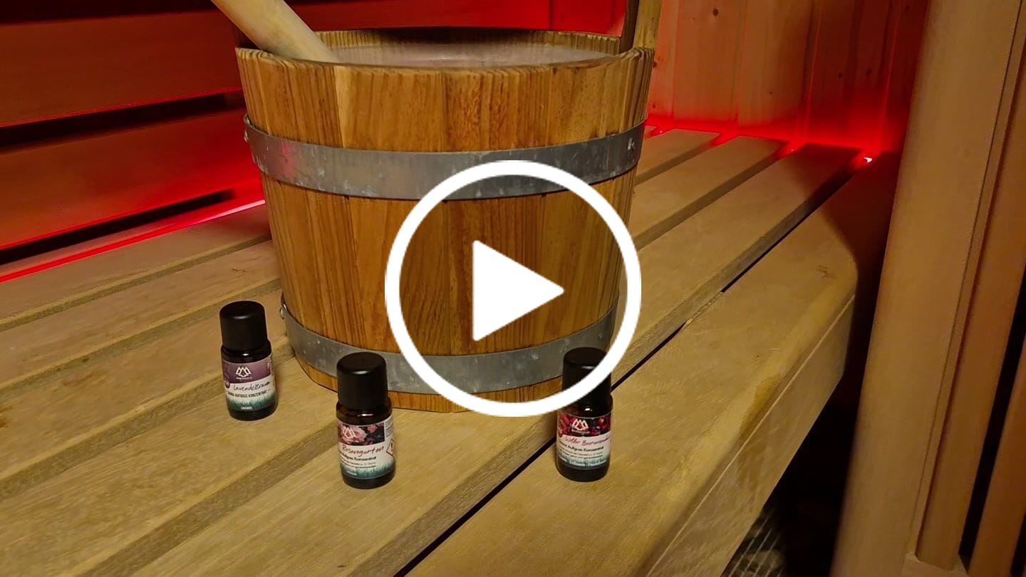 Customer video review of Sauna Aufguss Konzentrat #36 Rosengarten