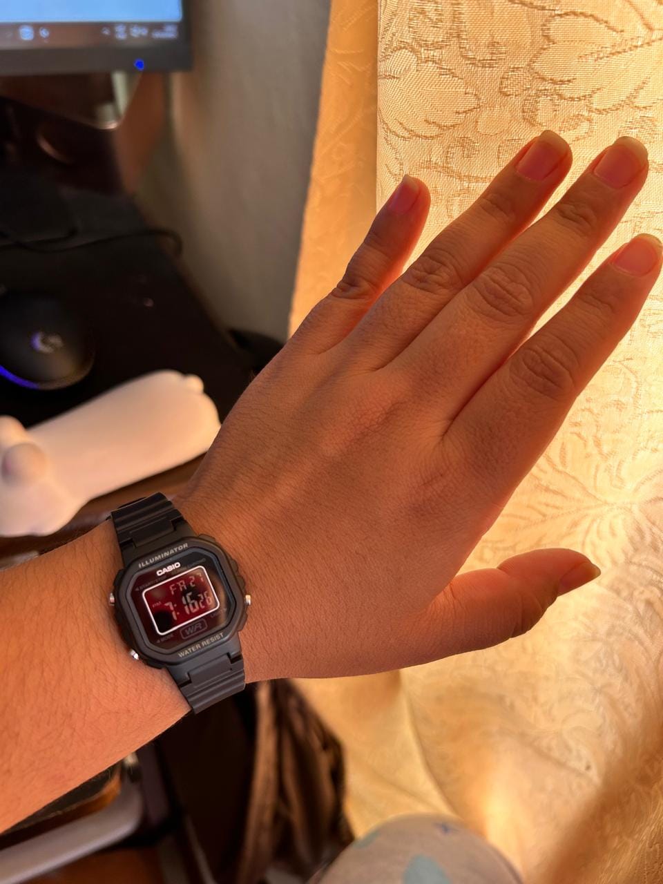 Customer photo review of Reloj Casio Vintage LA-20WH-1BDF Negro