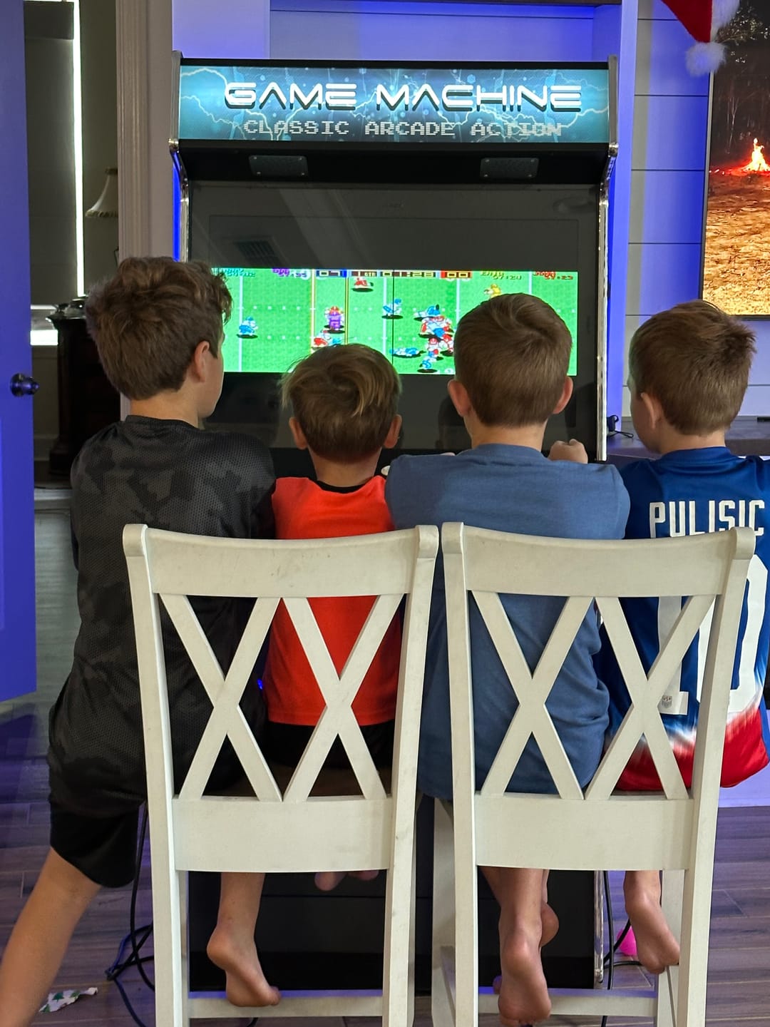 Customer photo review of 4 Player Standup with 2 shooting guns Arcade Machine 4600 Retro Multi Cade Games
