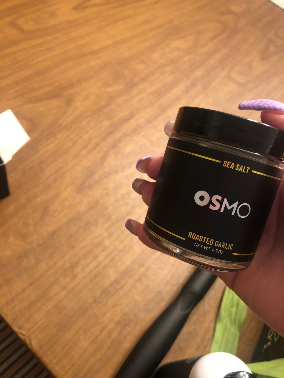 Customer photo review of Roasted Garlic Sea Salt | Chef Collection