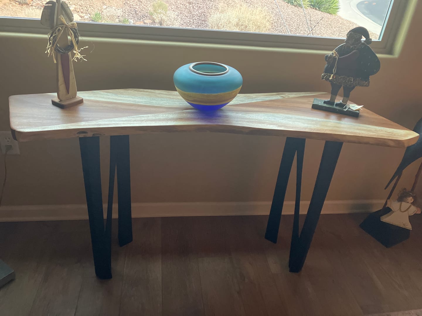 Customer photo review of Console Table Legs 28H 11W Modern Furniture steel Legs 210 Norah