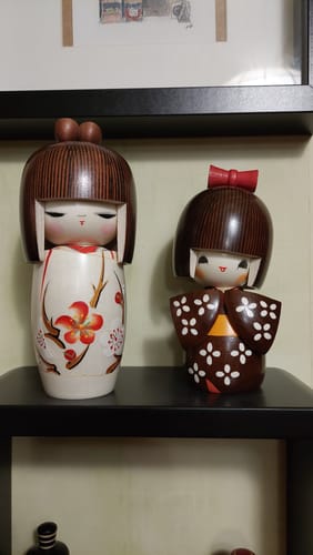 Customer photo review of Poupée Kokeshi Kosode