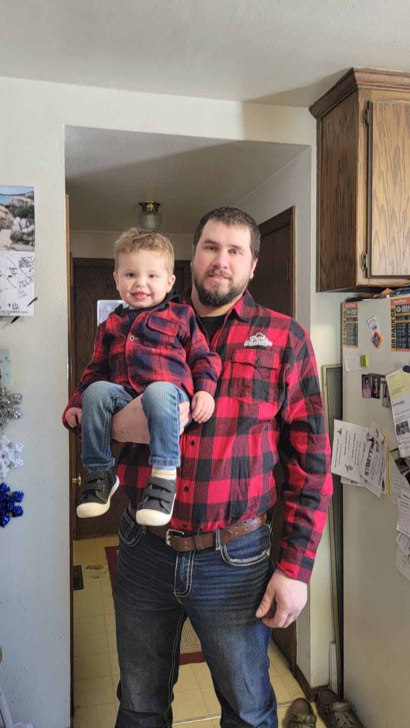 Customer photo review of Red Buffalo Flannel Long Sleeve